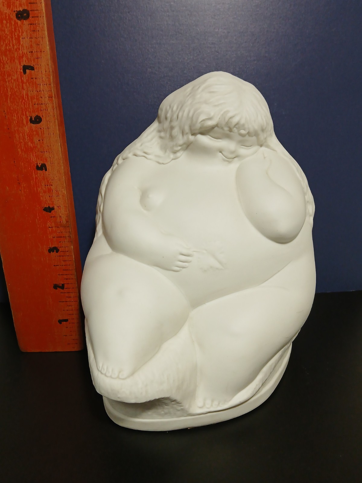Vintage Ricardo Mesa Spain Las Gordas Nude Lady White Bisque 7\