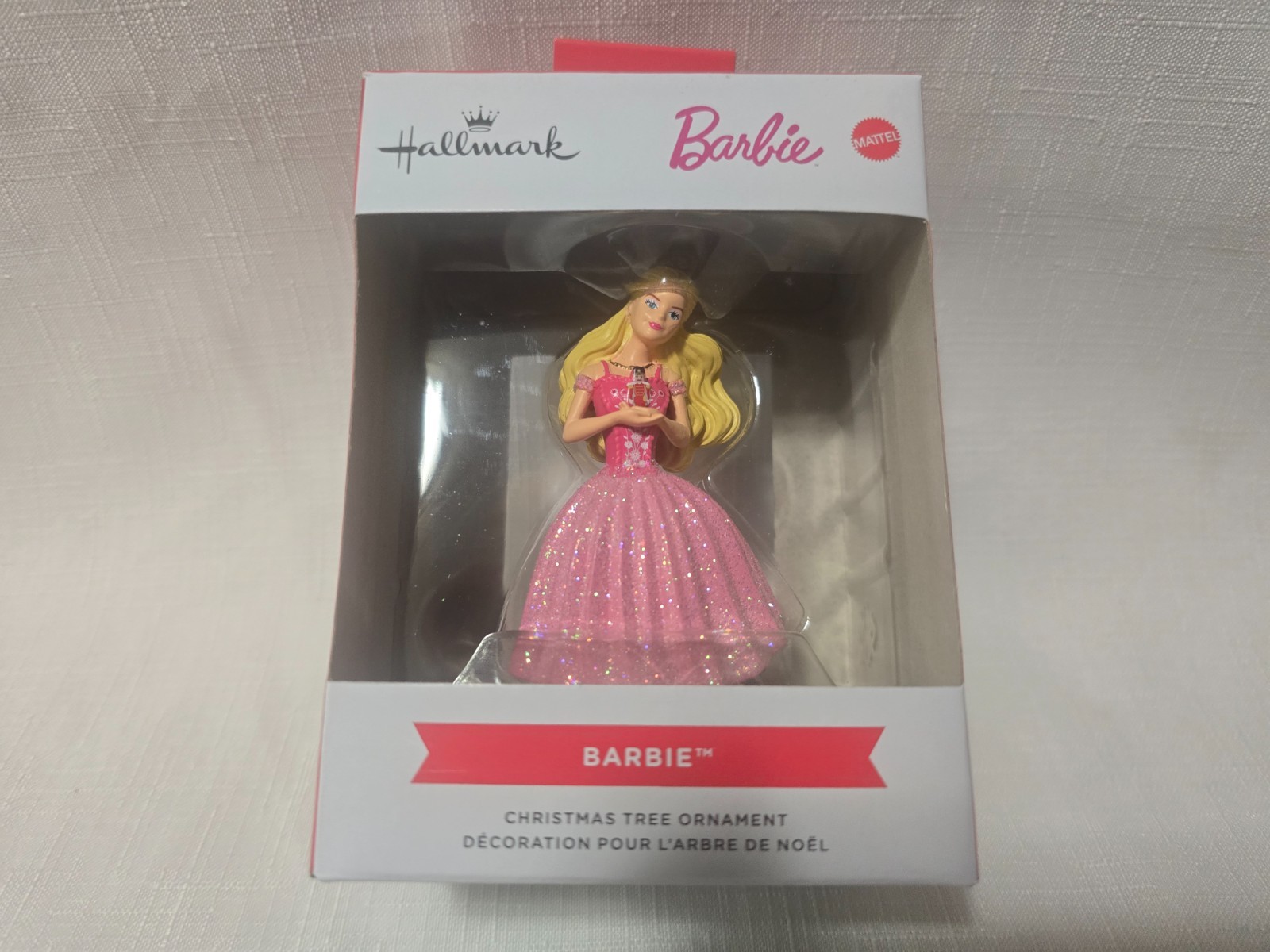 Hallmark 2026 Barbie Nutcracker Clara Red Box Ornament Hallmark 2026 Barbie Nutcracker Clara Red Box Ornament