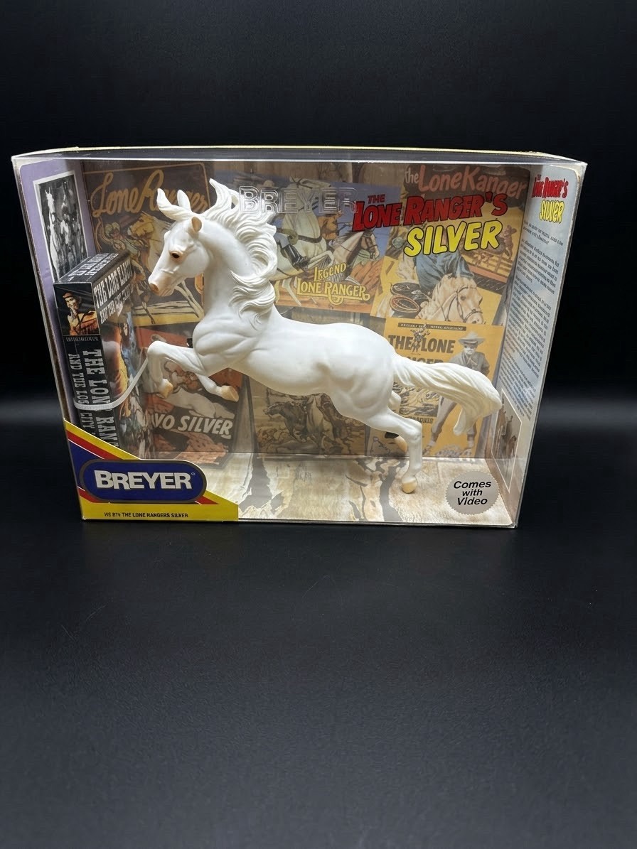 New NIB Breyer Horse #574 The Lone Ranger’s Silver Hollywood Heroes Famous Model