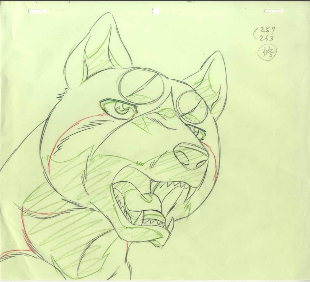Ginga Densetsu Weed Genga Sketch Not Copy Cel Pencil Anime Combine ShipOk