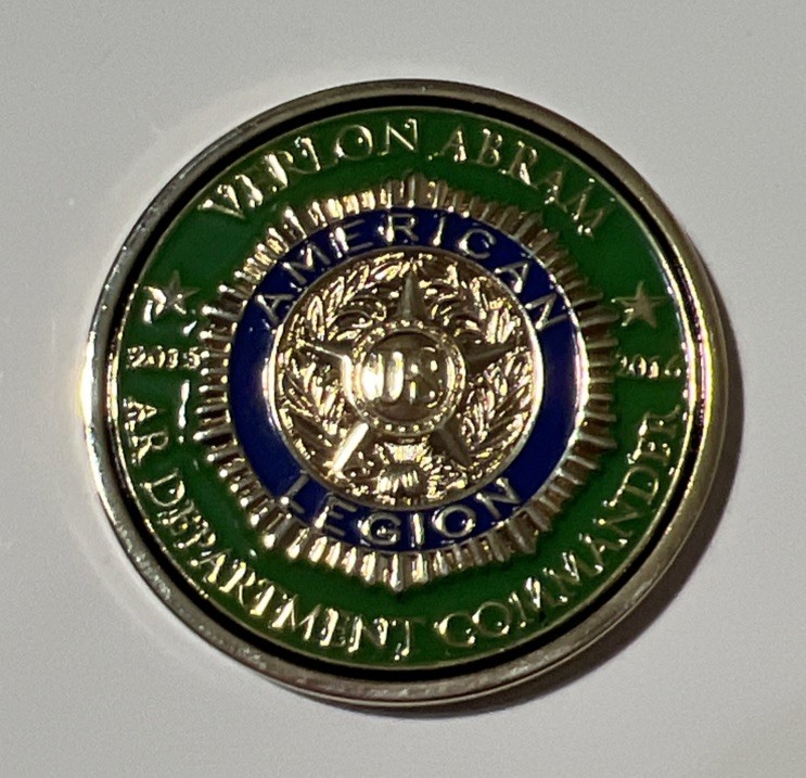 2015-2016 American Legion Department of Arkansas Commander Verlon Abram