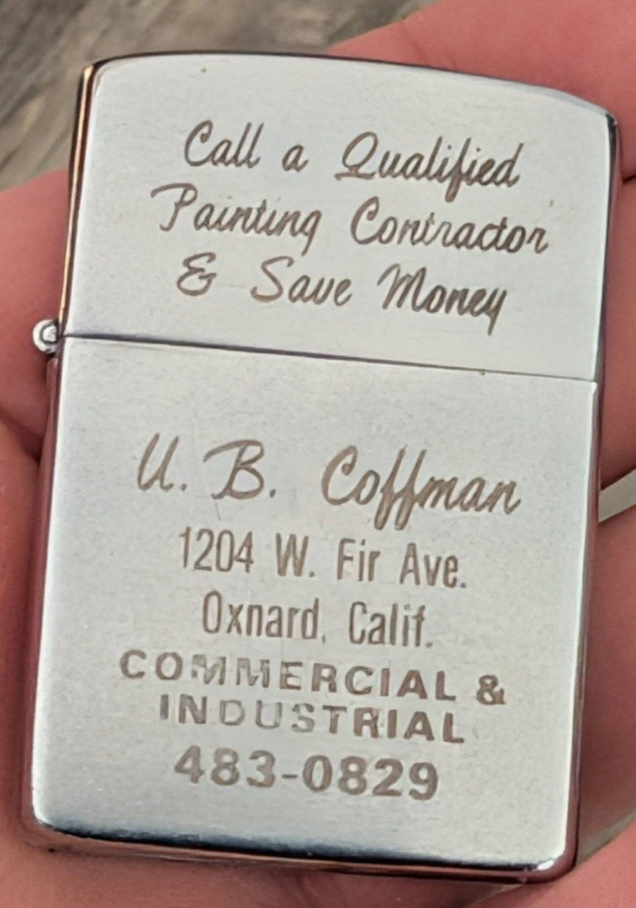 Advertising Lighter Made In Korea Vintage