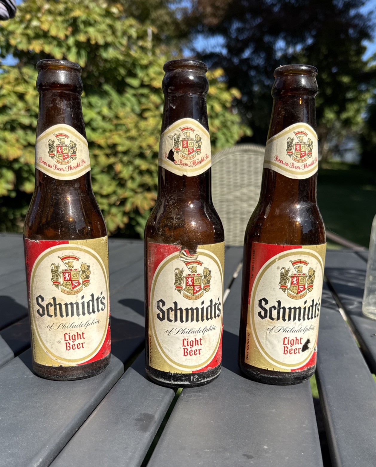 3 Vintage Schmidt\'s of Philadelphia Beer Bottle from Philadelphia PA 3 Vintage Schmidt\'s of Philadelphia Beer Bottle from Philadelphia PA