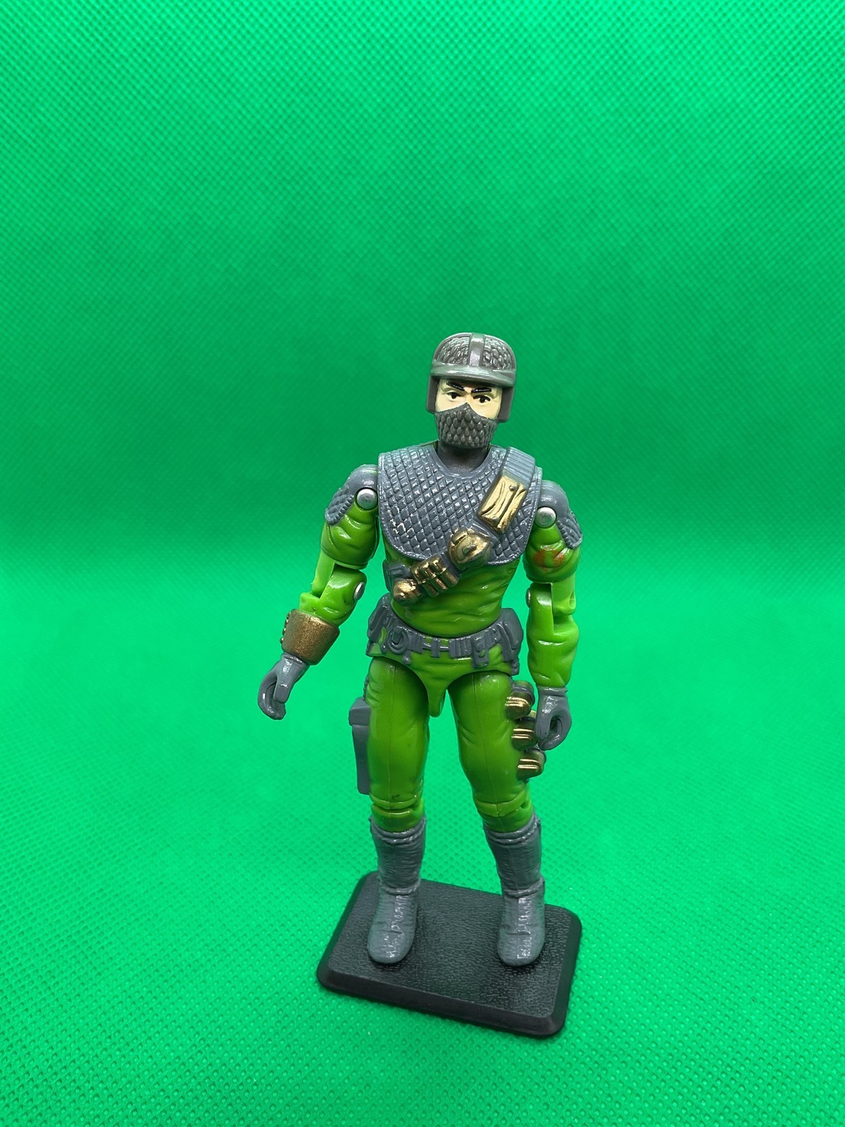 Vintage 1992 Hasbro G.I. Joe Firefly V2 3.75 Cobra Action Figure Loose Green