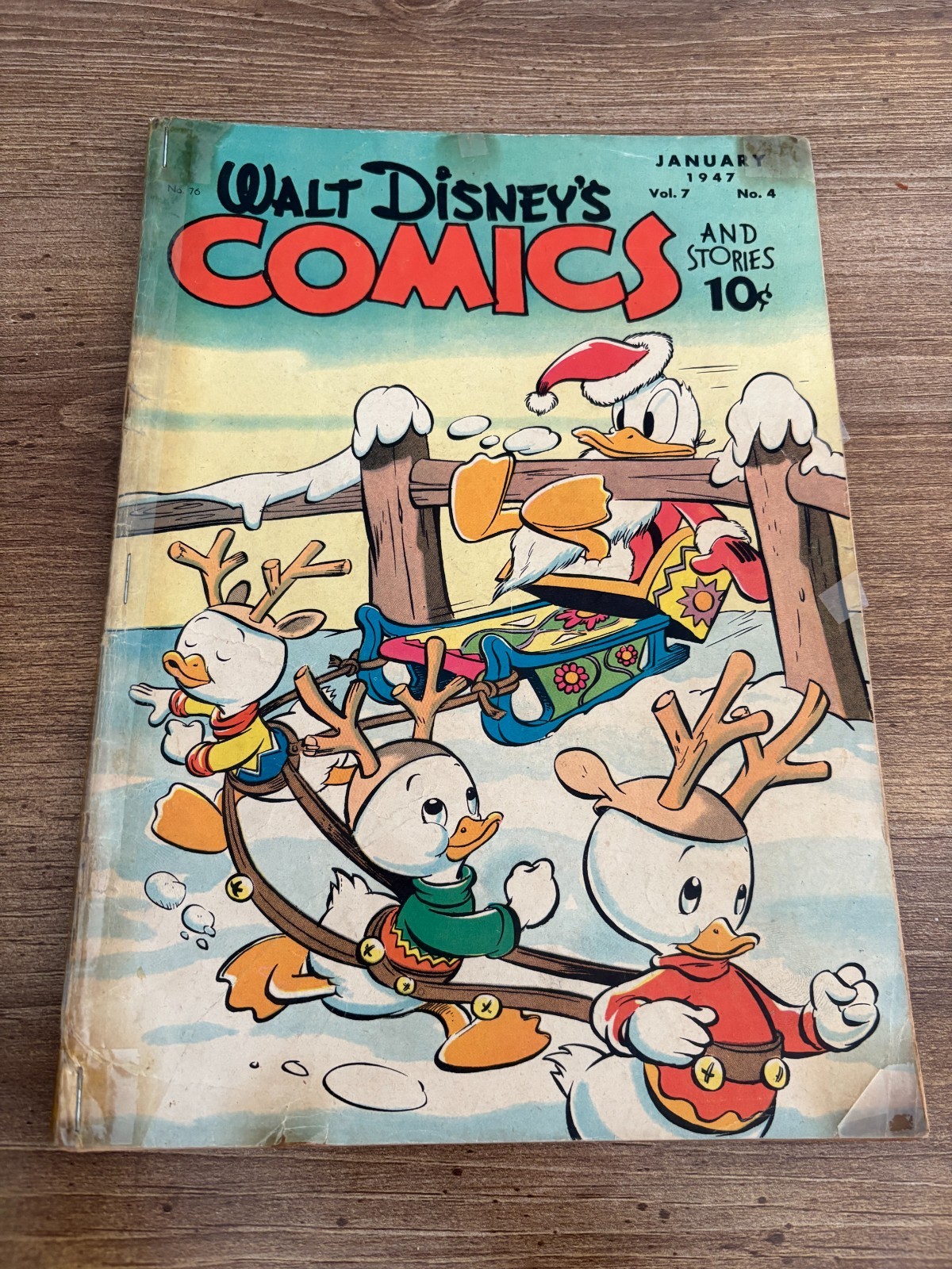 Walt Disney Comics & Stories #76 January 1947 Dell Golden Age Comic Book 4 J460