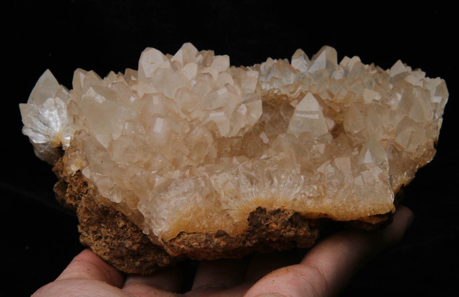 705g 1.55lb Rare Natural Clear Calcite Crystal Cluster Mineral Specimen