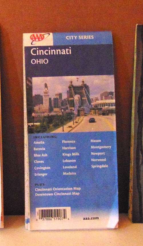 2005-07 AAA Street Map of Cincinnati, Ohio