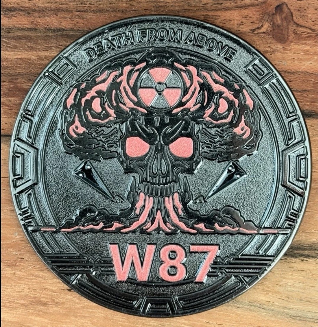 Pantex W87 Nuclear Weapons Challenge Coin PX DOE NNSA Death From Above Rare