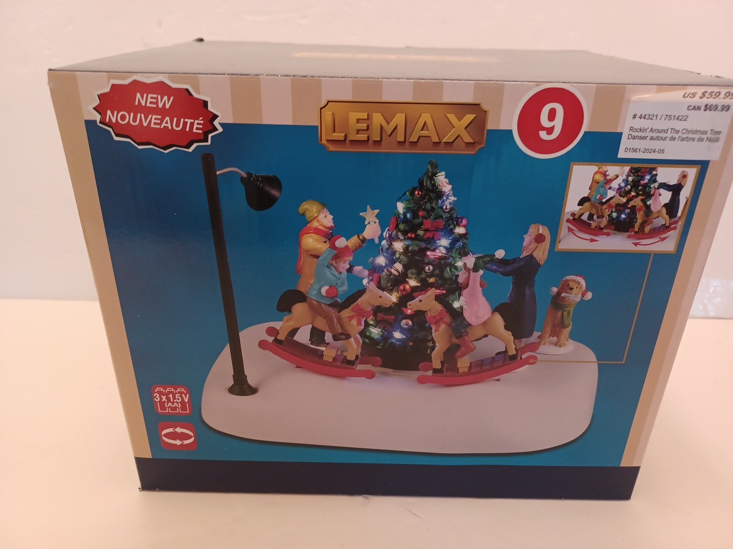 Lemax Rockin’ Around The Christmas Tree #44321 Rotating Tree NEW IN BOX Lemax Rockin’ Around The Christmas Tree #44321 Rotating Tree NEW IN BOX