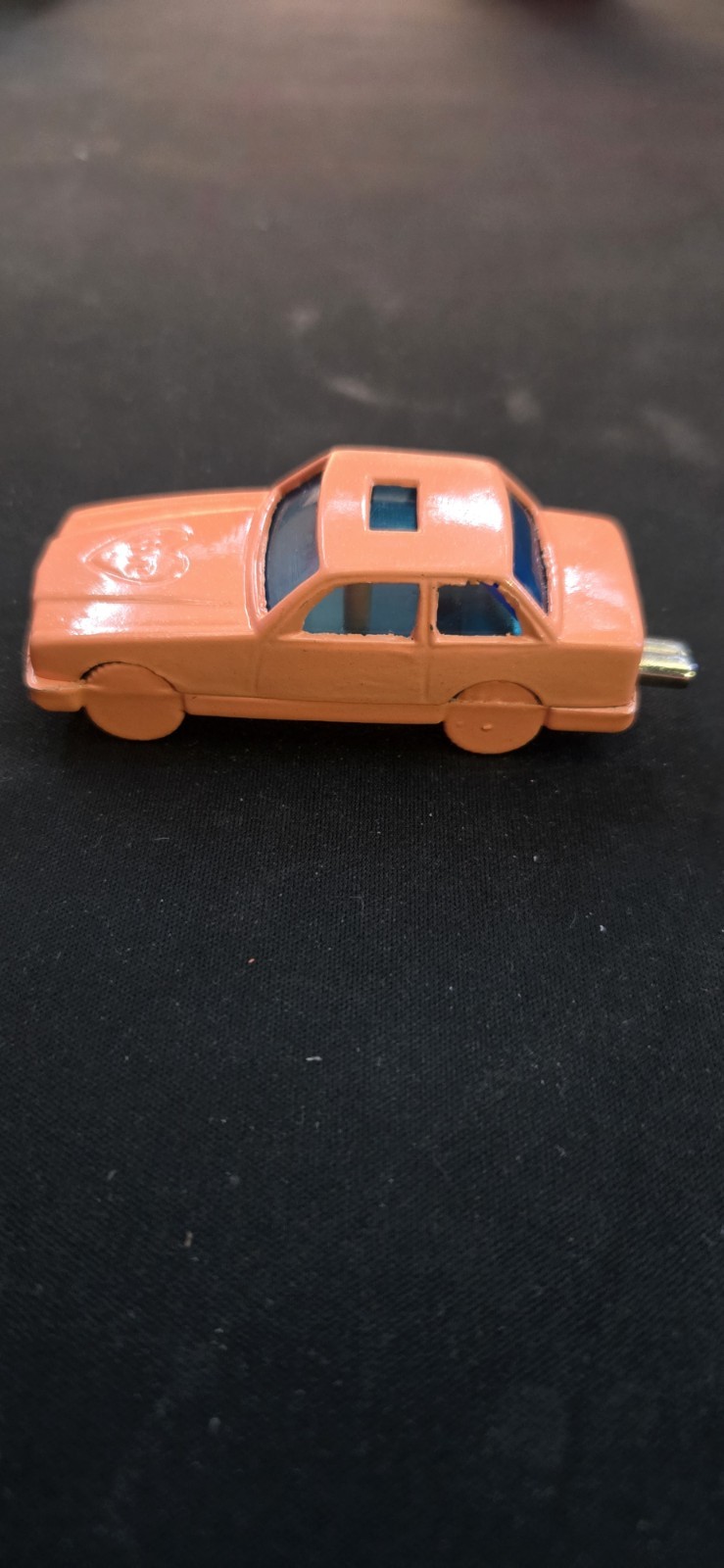Vintage Surpass Yesterday Metal Car Butane Lighter Pink Love Heart Tested Works