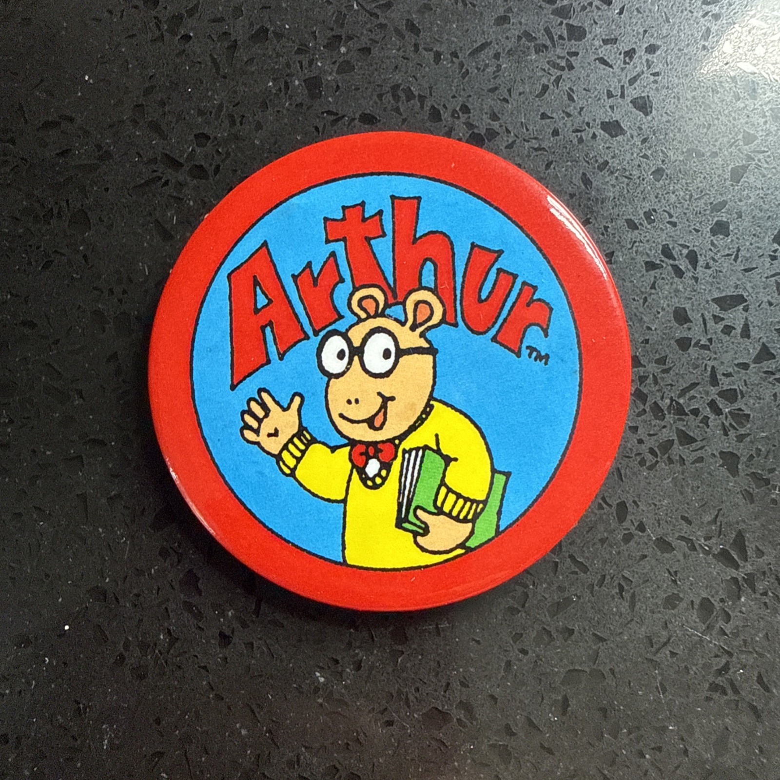 Arthur Vintage Pin Button Pinback 1996 Original 90s TV Show Kids