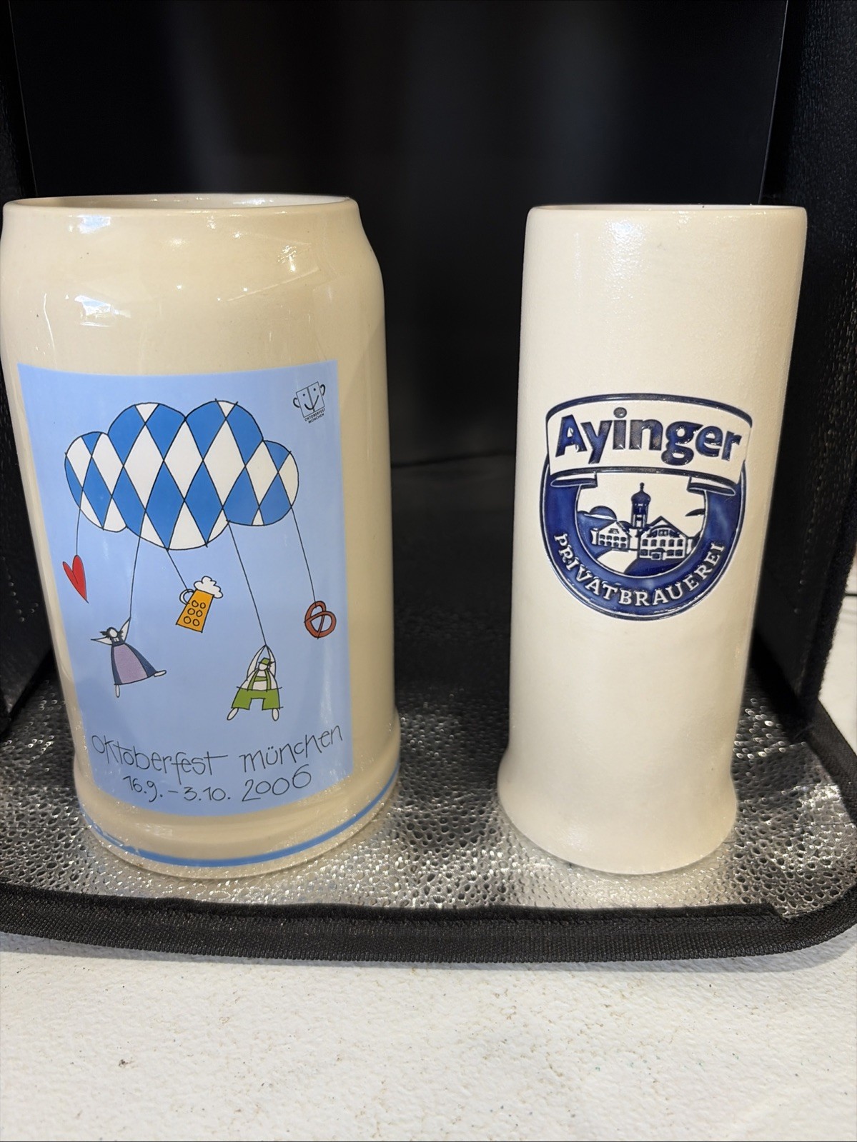 Beer mug ceramic collectable Munich Octoberfest  2006  Ayinger Privatbrauerei