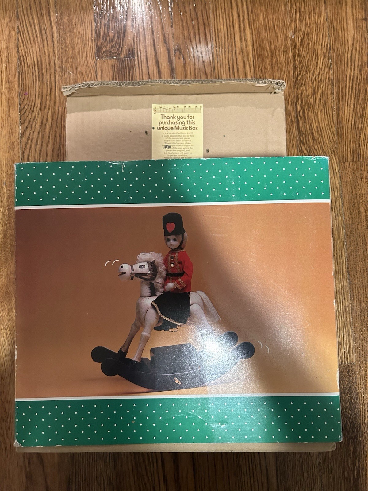 Enesco Princess Handcrafted Wooden Musical Rocking Horse