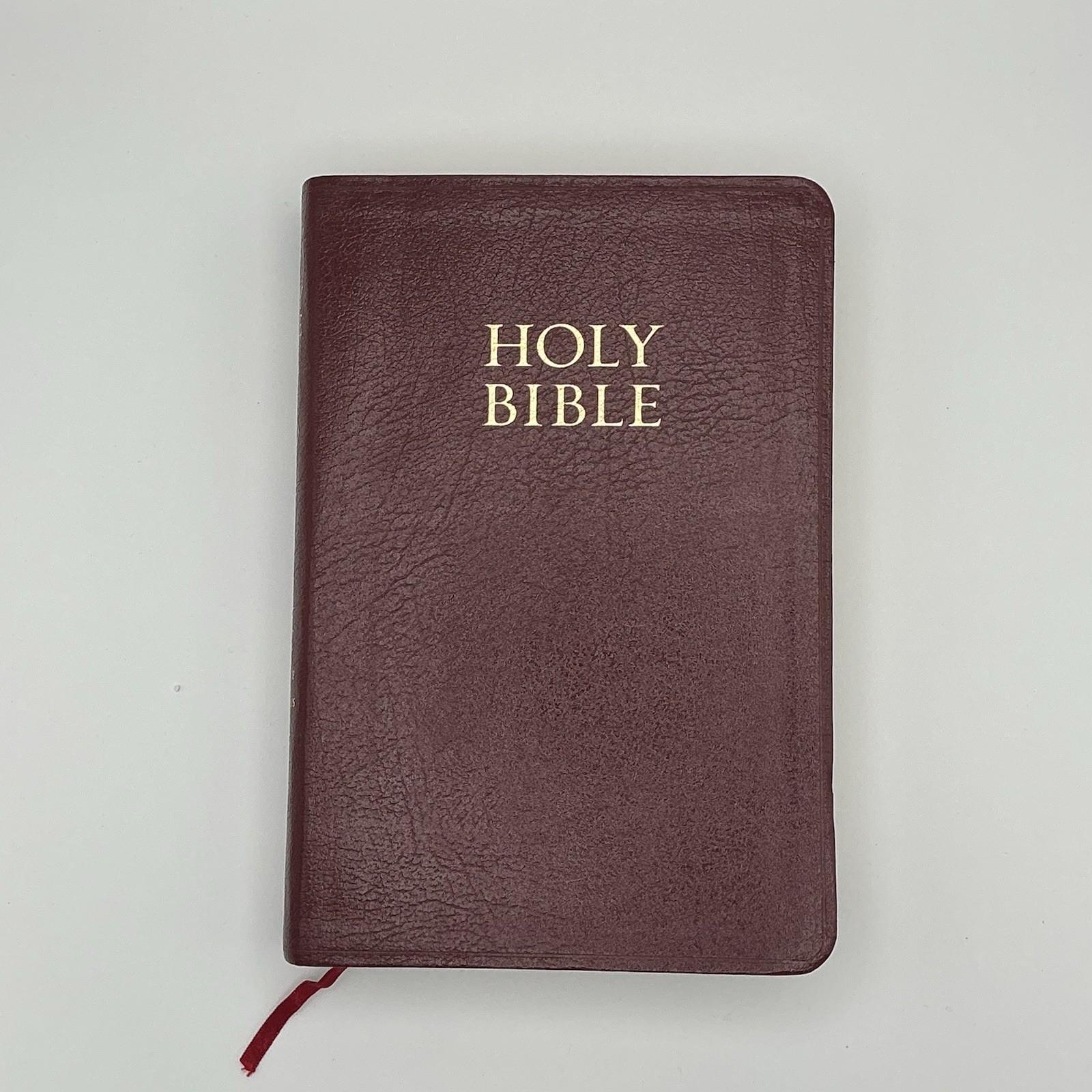 Holy Bible NKJV Red Letter Bonded Leather Vtg 1992 Personal Size Giant Print Holy Bible NKJV Red Letter Bonded Leather Vtg 1992 Personal Size Giant Print