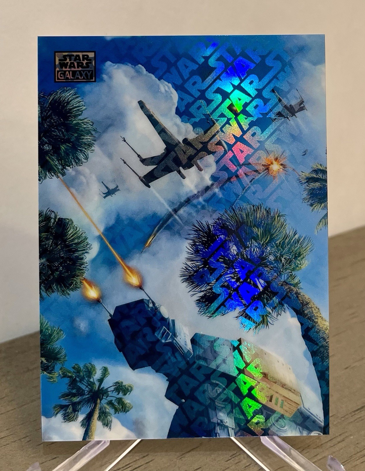 Scarif Attack LOGOFRACTOR 50/77 2026 Topps Chrome Star Wars Galaxy #67 🔥 🔥 🔥
