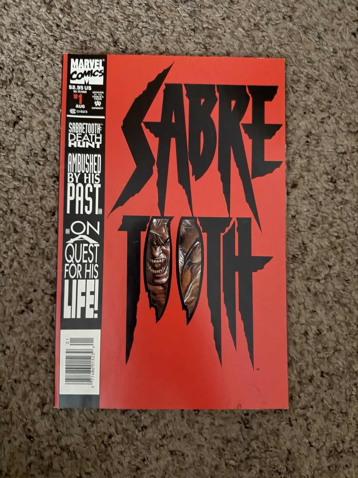 Sabretooth Death Hunt #1 Marvel Comics 1993 First Issue X-Men