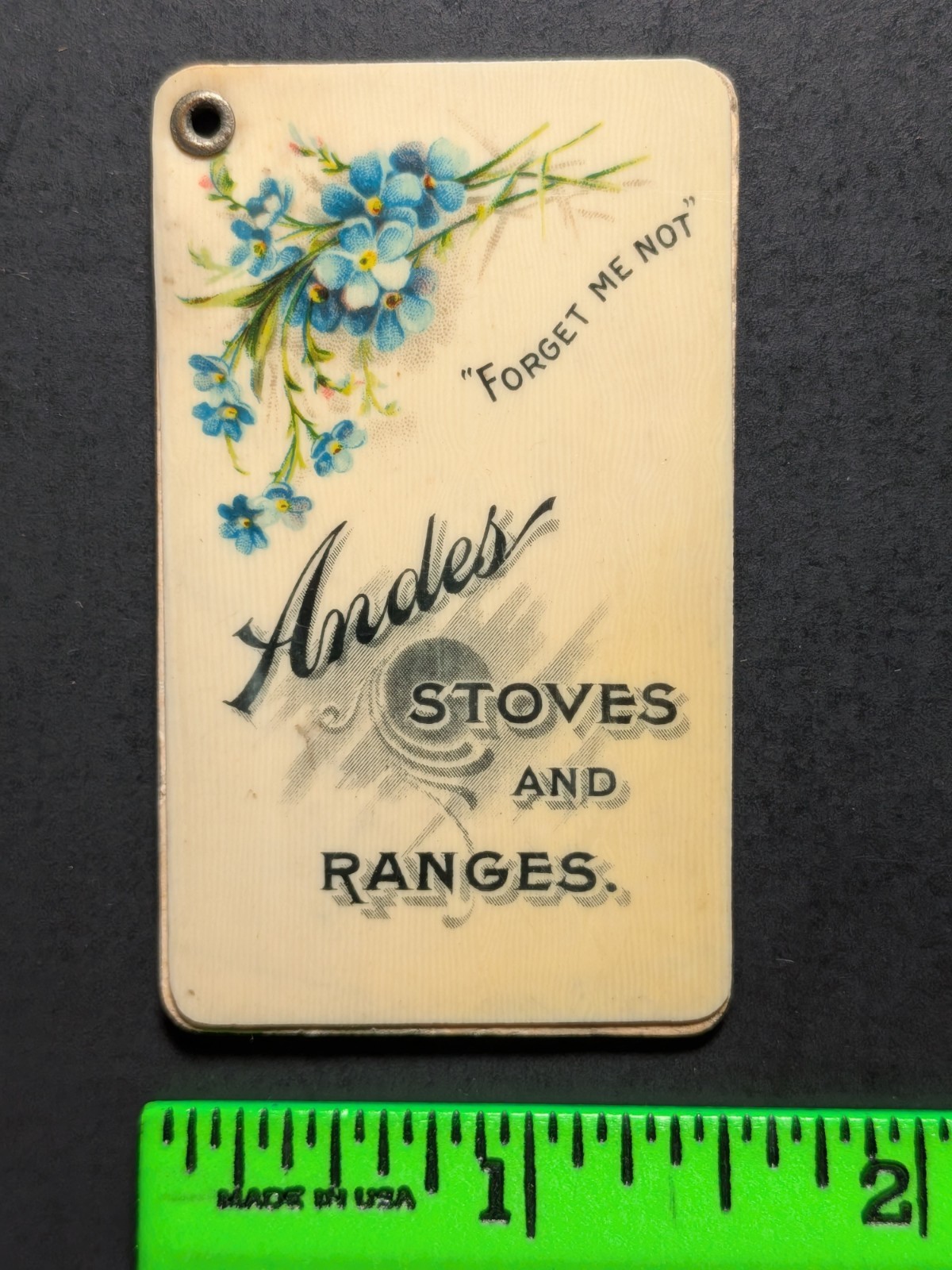 Vintage 1920s Andes Stoves and Ranges Celluloid Geneva New York