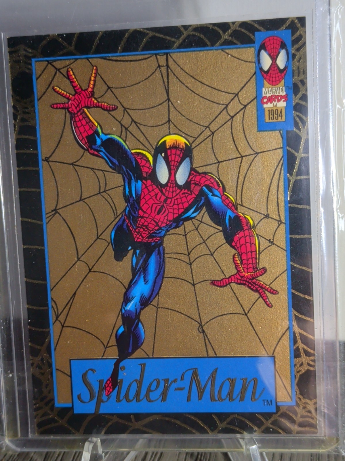 1994 Fleer Ultra Spider-Man 1st Edition Gold Web Walmart Exclusive Chase