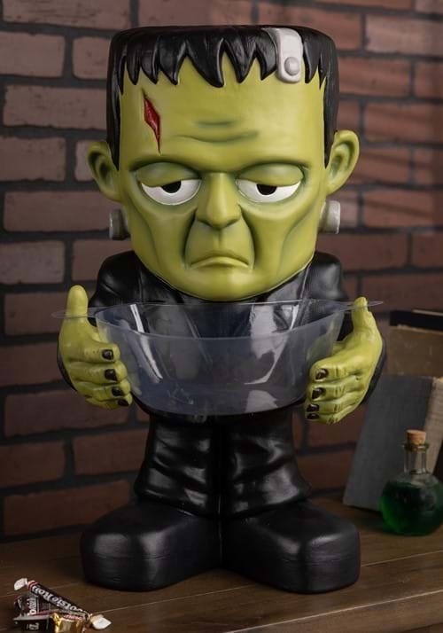 Halloween 21.5-Inch Universal Monsters Frankenstein Candy Bowl Decoration Halloween 21.5-Inch Universal Monsters Frankenstein Candy Bowl Decoration