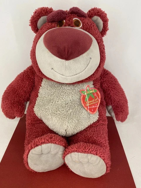 NEW with tags Authentic Disney Store Lotso Scented Plush Toy Story 13\'\' Bear