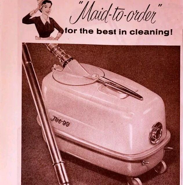 1958 Universal Turbo Jet 99 Vacuum Advertisement Appliances Vintage DWPP17