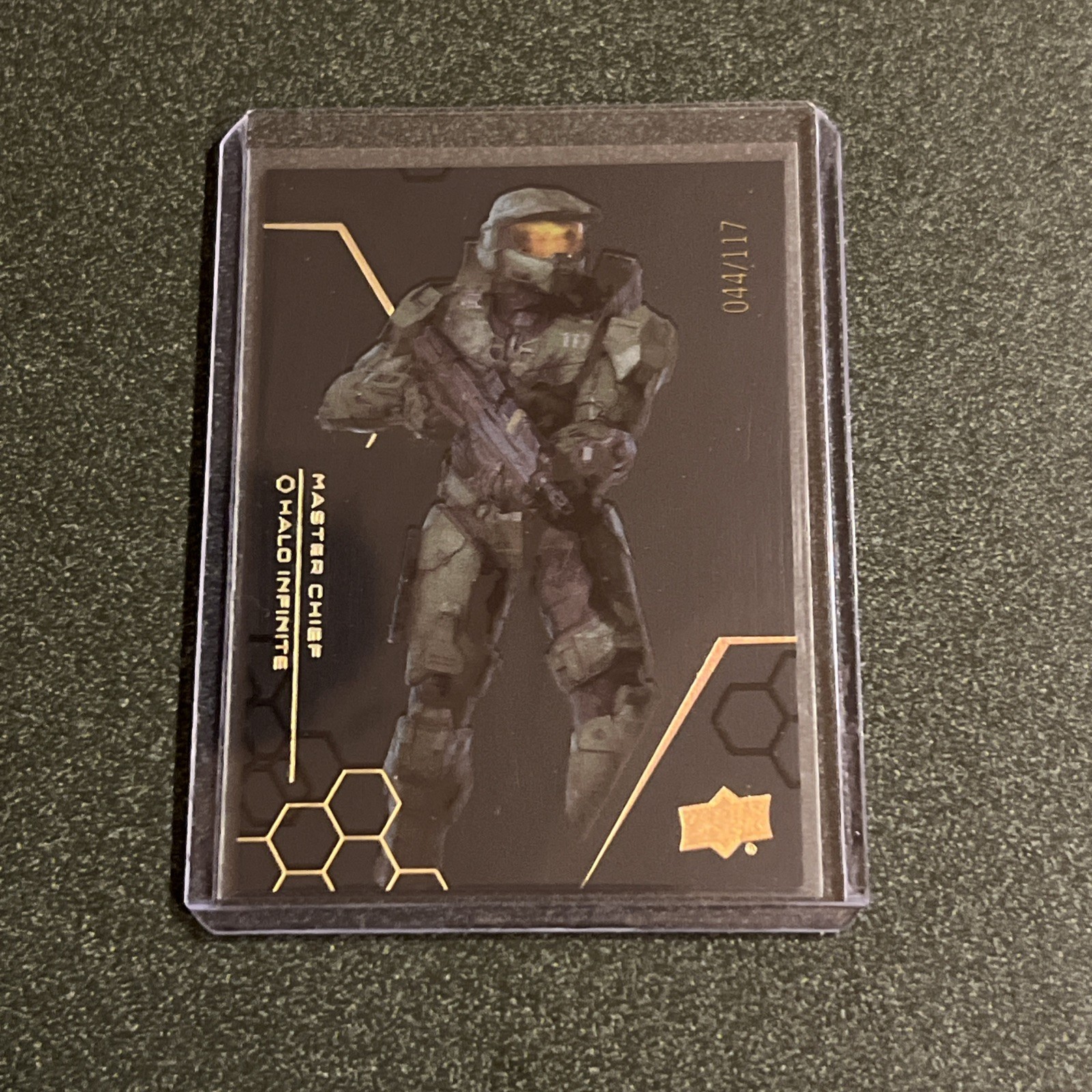 Master Chief 2024 Upper Deck #89 Halo Legacy Collection Gold Augmented /117 Master Chief 2024 Upper Deck #89 Halo Legacy Collection Gold Augmented /117