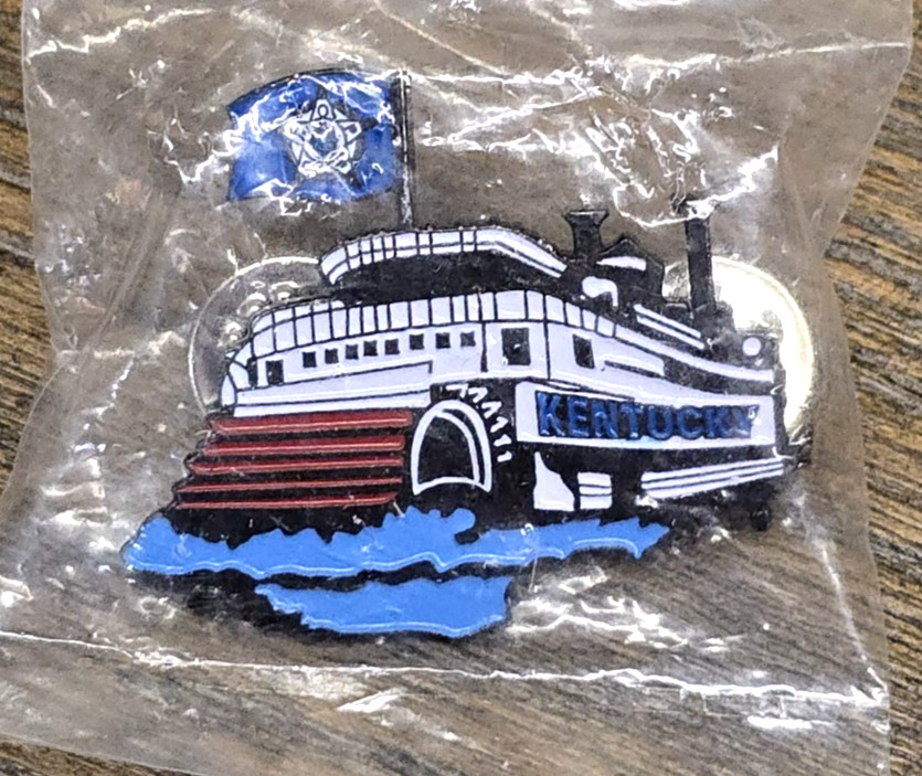 Kentucky F.O.P. Steamboat Lapel Pin NEW