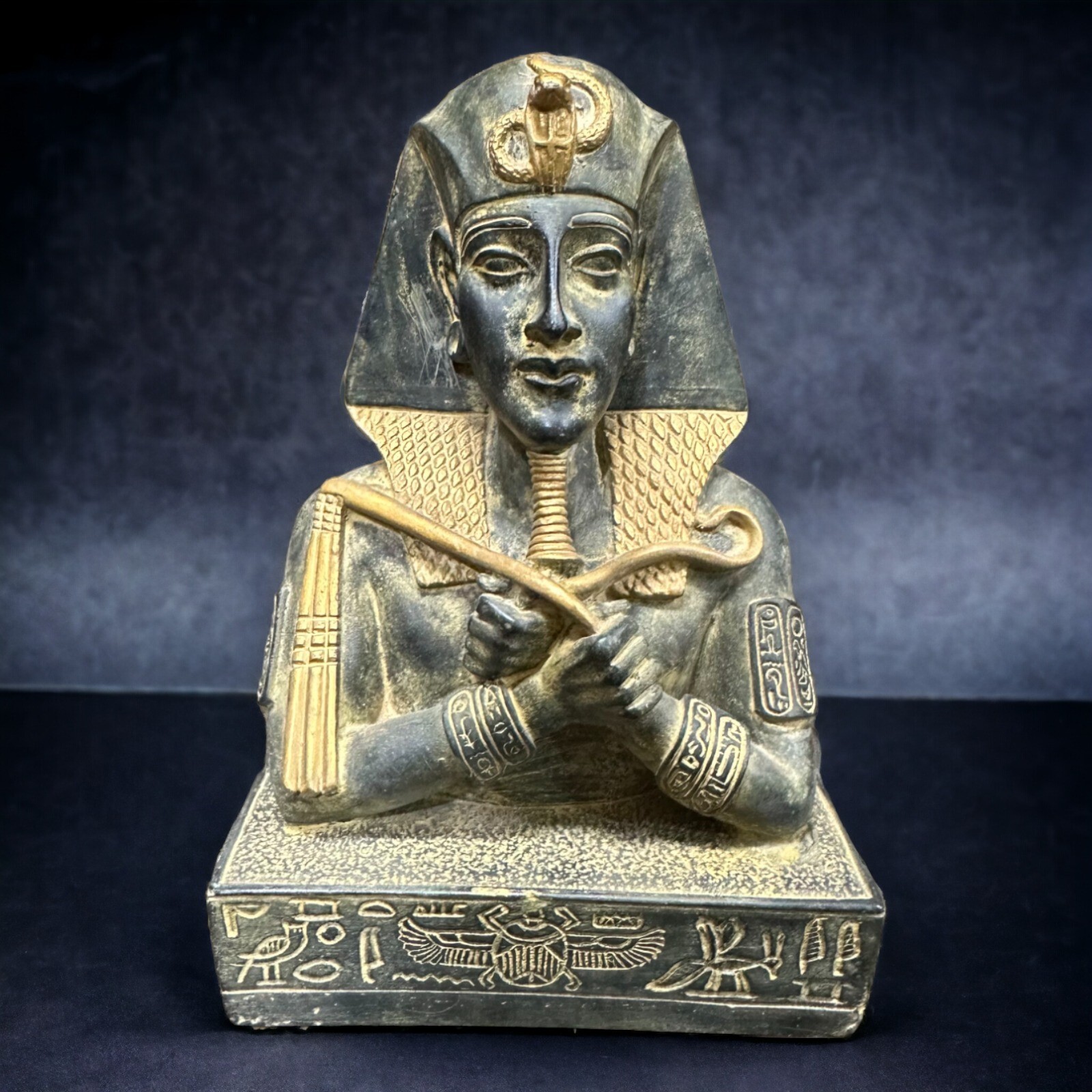 Rare Ancient Egyptian Antique Unique Statue King Akhenaten Pharaonic Egyptian BC