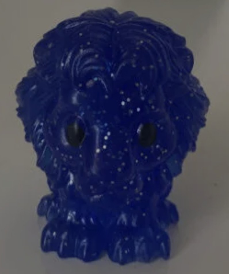 Rare Blue Spirit Mufasa Woolworths Lion King Glitter Ooshie