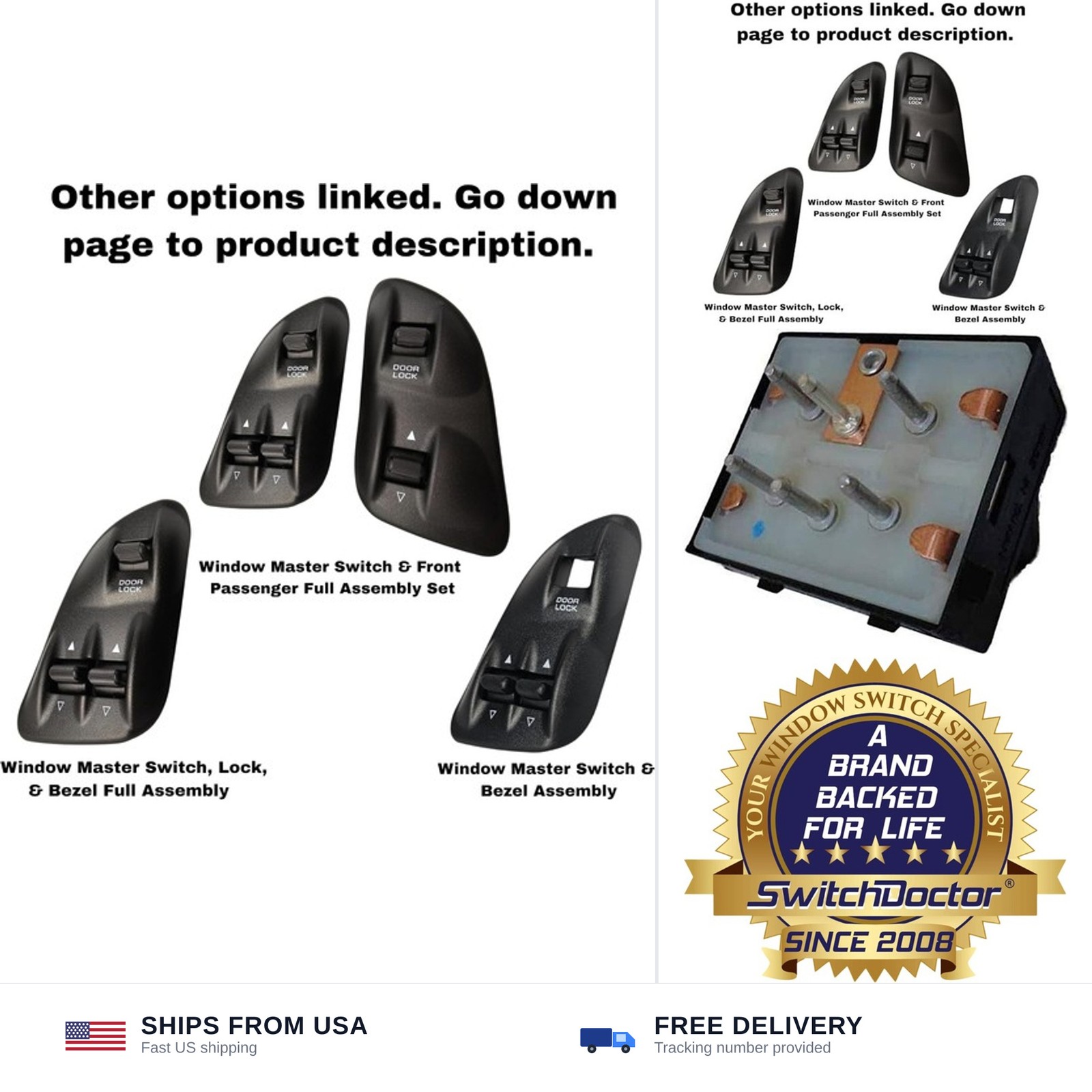 Window Master Switch for 1994-1997 Ram, 1993-1999 Window Master Switch for 1994-1997 Ram, 1993-1999