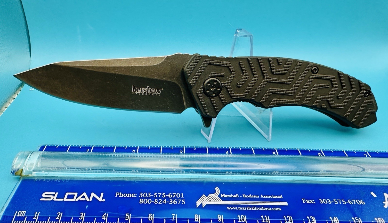 New In Box Kershaw 1314BWX Labyrinth Black GFN Handle 3.25\ New In Box Kershaw 1314BWX Labyrinth Black GFN Handle 3.25\