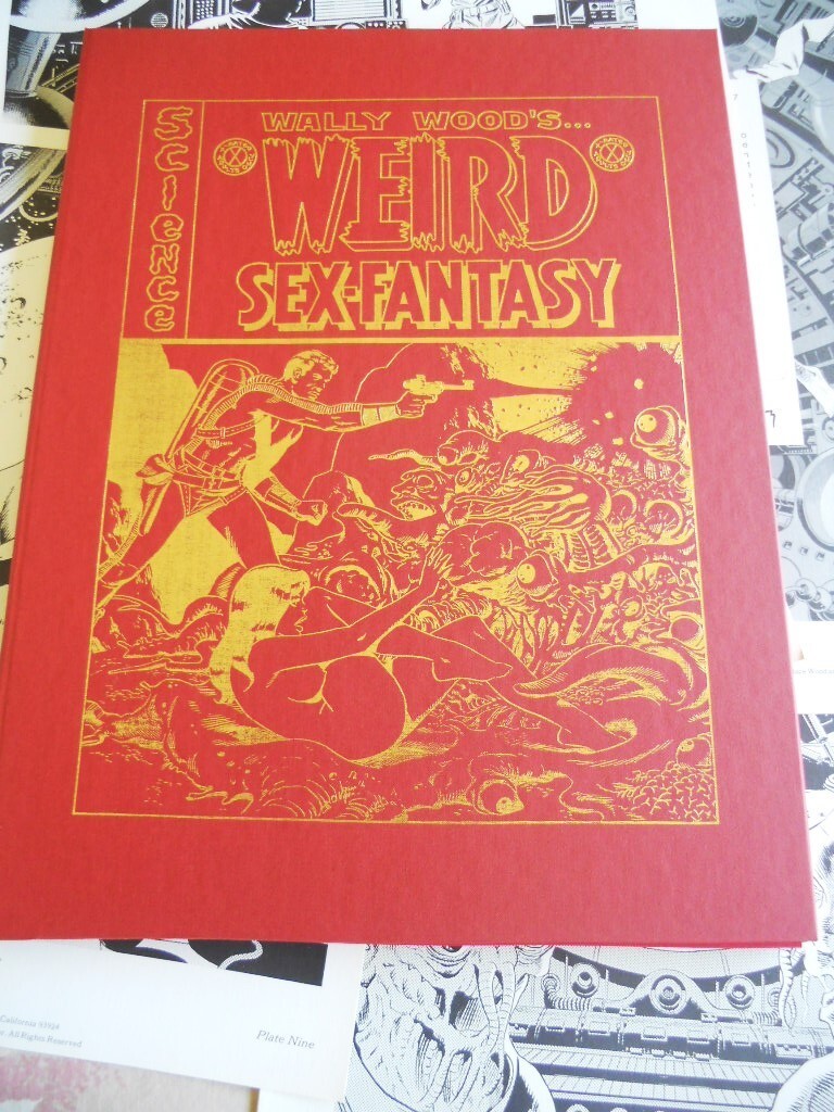 EC artist WALLY WOOD 1977 PORTFOLIO WEIRD SEX FANTASY  #76 Near Mint rare HC WSF