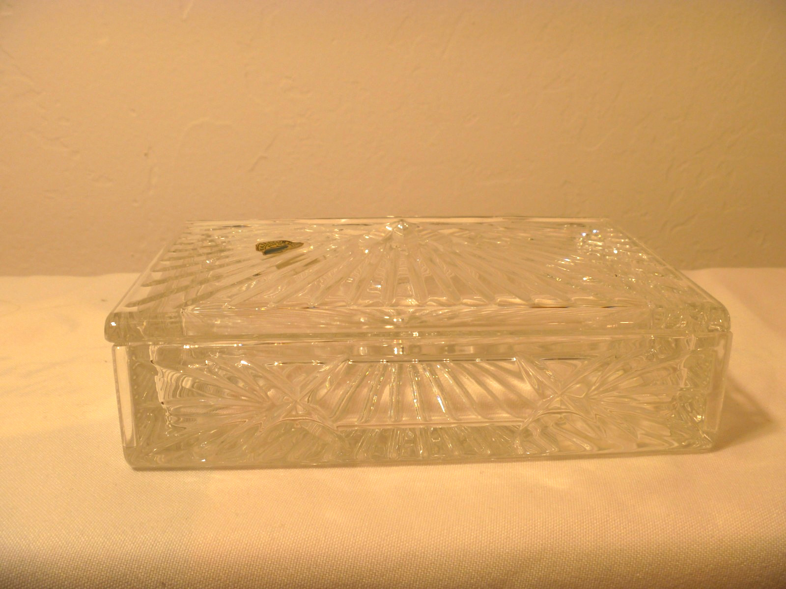 Waterford Crystal Millenium Keepsake Box, NIB, Clear, 6.5\