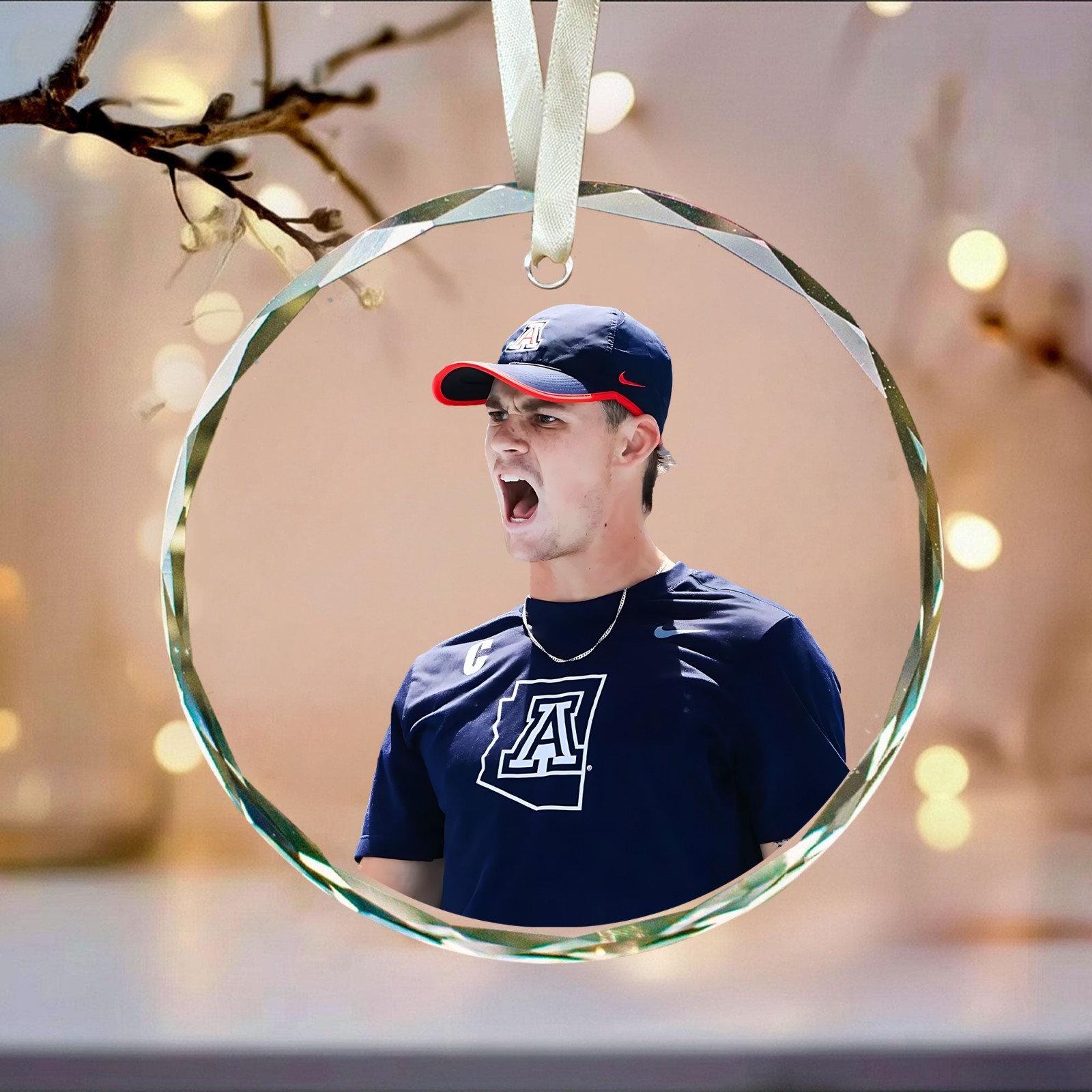 Colton Smith Christmas Ornament, Celebrity Fan Holiday Gift, Acrylic or Glass