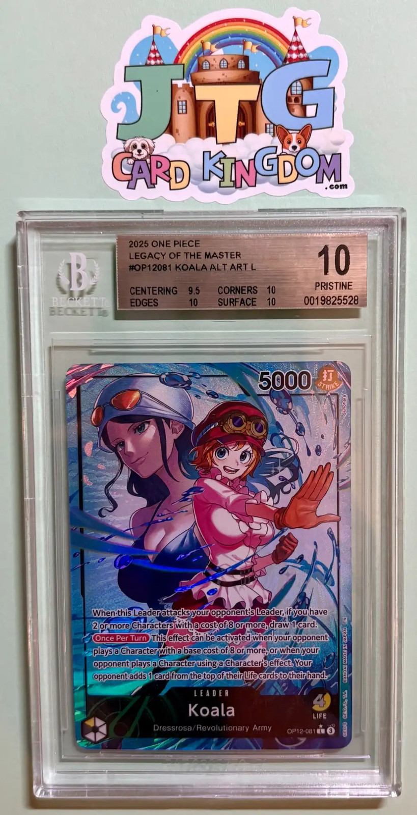 One Piece Legacy of the Master #81 Koala [Alternate Art] OP12 BGS 10