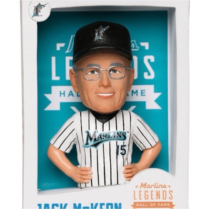 Miami Marlins Jack McKeon Hall of Fame Bobblehead PNC Bank Legends Series