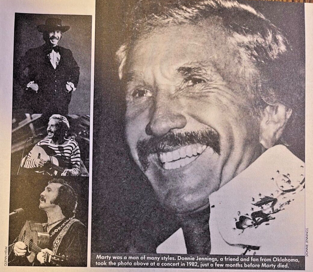 1987 Country Singer Marty Robbins 1987 Country Singer Marty Robbins