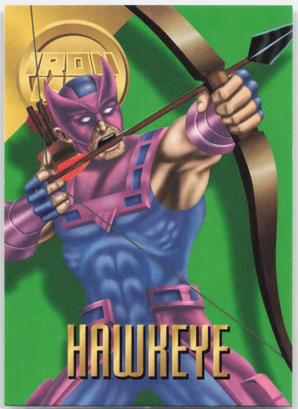 1996 Fleer/SkyBox Marvel Vision #83 Hawkeye