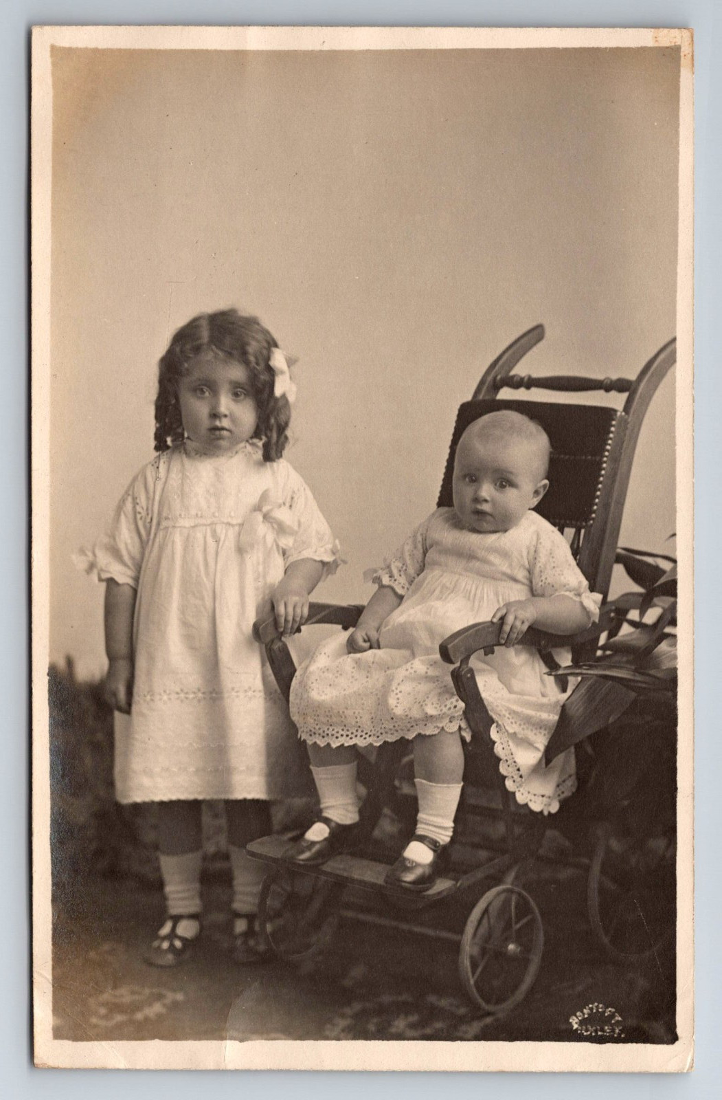 Little Girl, Baby, Studio Photo, Real Photo, RPPC, Vintage Postcard Little Girl, Baby, Studio Photo, Real Photo, RPPC, Vintage Postcard