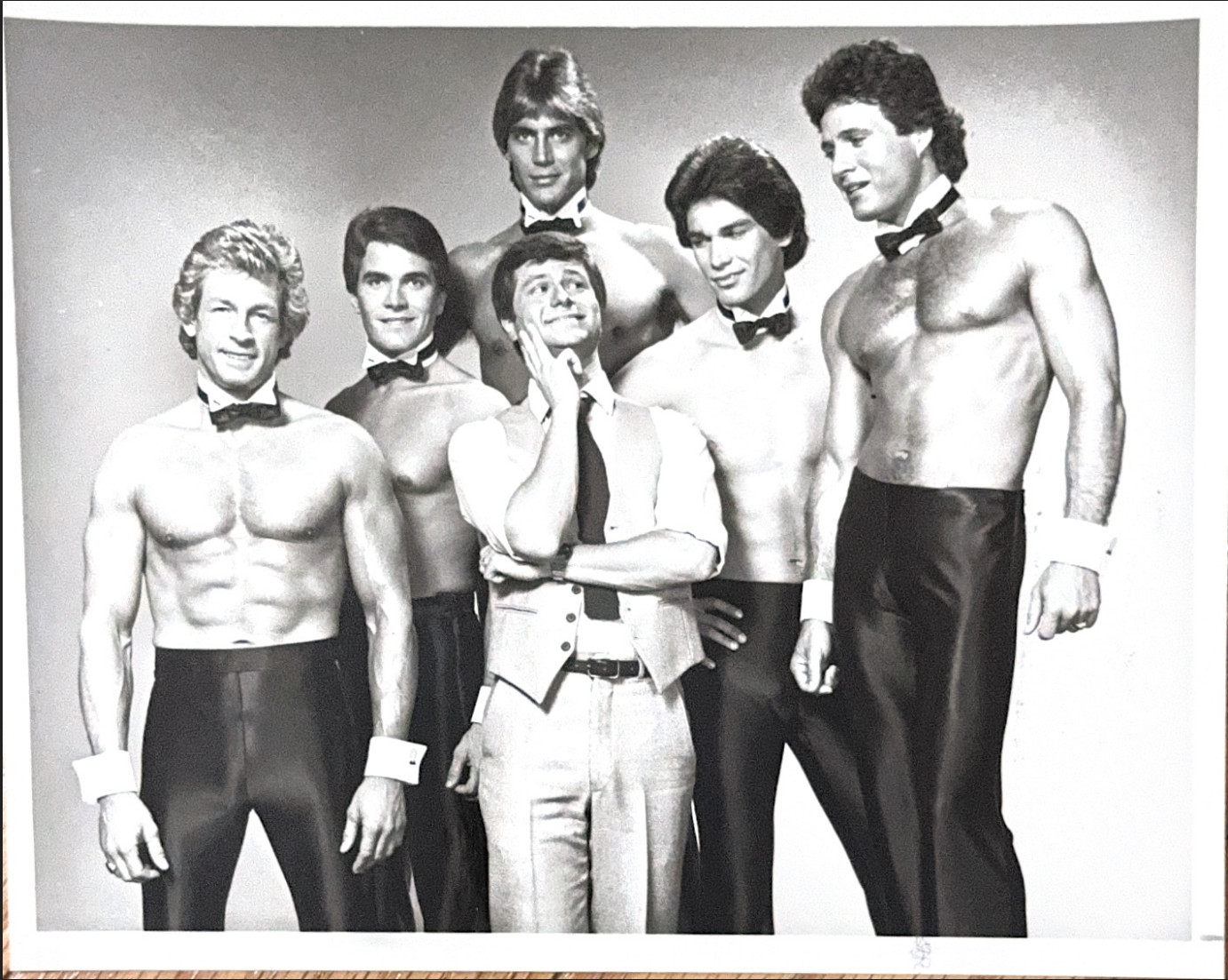Vintage 1982 NBC The Shape of Things Press Photo David Rupprecht Chippendales
