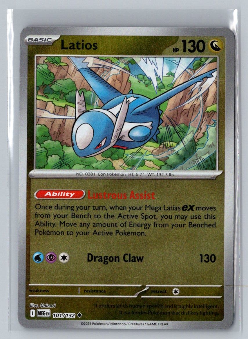 Latios 101/132 Pokemon TCG Mega Evolution HOLO