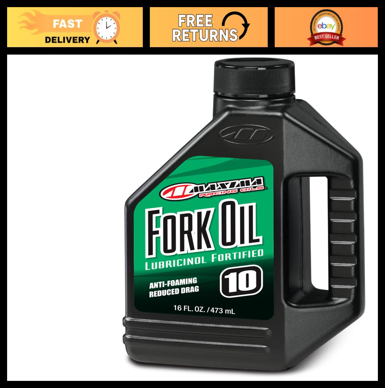 10wt Fork Oil - Standard Hydraulic Fluid for Motorcycles & Bikes, High Performan 10wt Fork Oil - Standard Hydraulic Fluid for Motorcycles & Bikes, High Performan