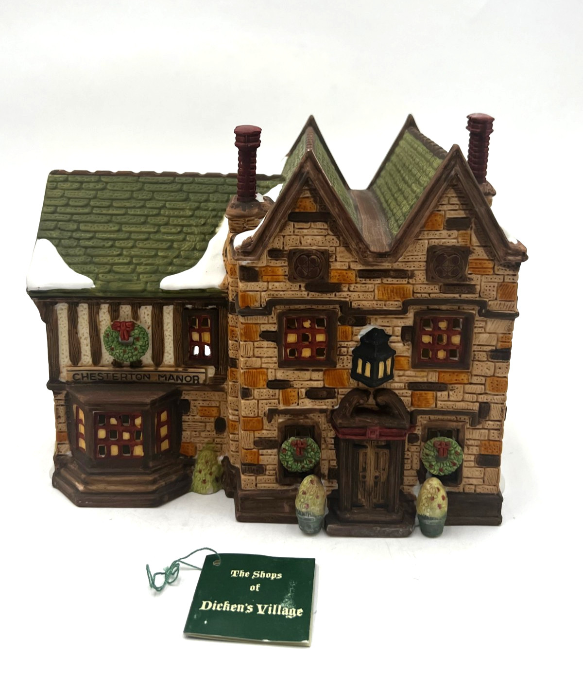 Vintage Dept 56 Dickens Village Chesterton Manor 1987 Lighted Rare HTF #6568-4 Vintage Dept 56 Dickens Village Chesterton Manor 1987 Lighted Rare HTF #6568-4