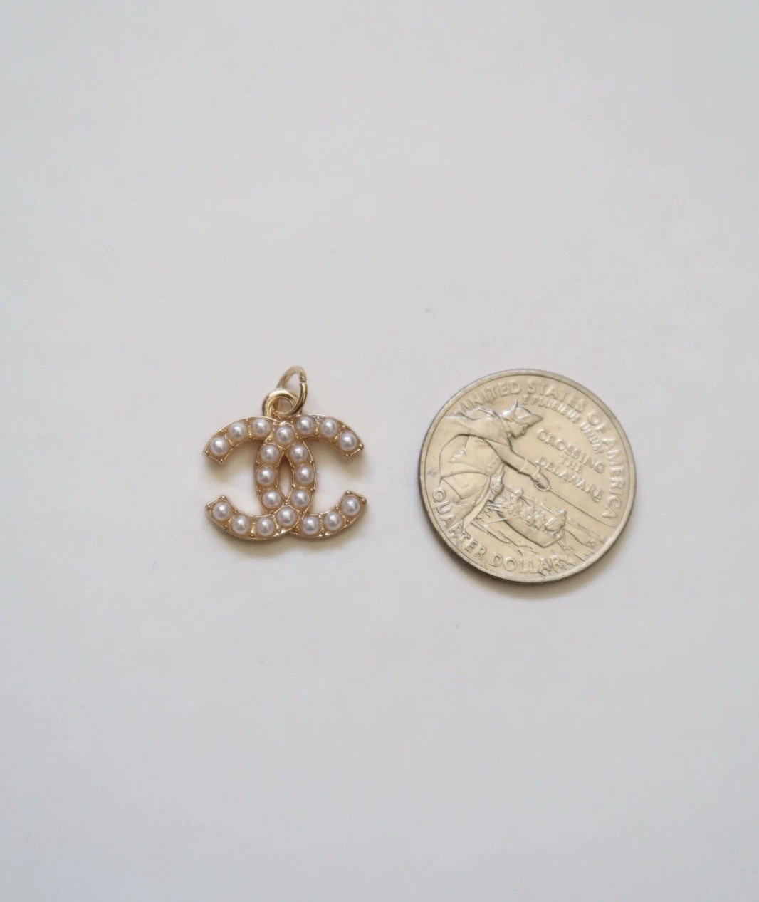 Vintage Chanel Gold Pendant Pull Charms - 1 PC Only Vintage Chanel Gold Pendant Pull Charms - 1 PC Only