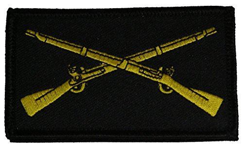 US ARMY INFANTRY CROSSED RIFLES 2 PIECE PATCH HOOK AND LOOP BACKING GRUNT 11B US ARMY INFANTRY CROSSED RIFLES 2 PIECE PATCH HOOK AND LOOP BACKING GRUNT 11B