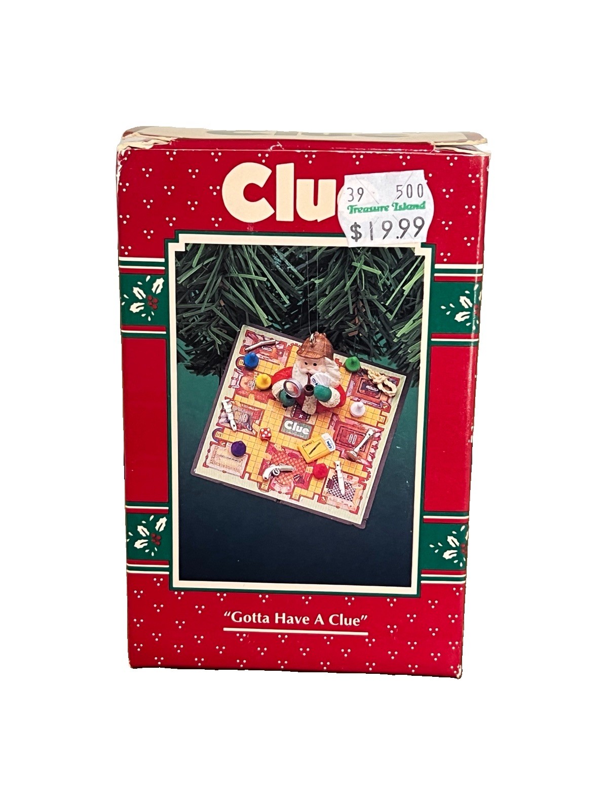 1995 Enesco Gotta Have A Clue Ornament – Original Box