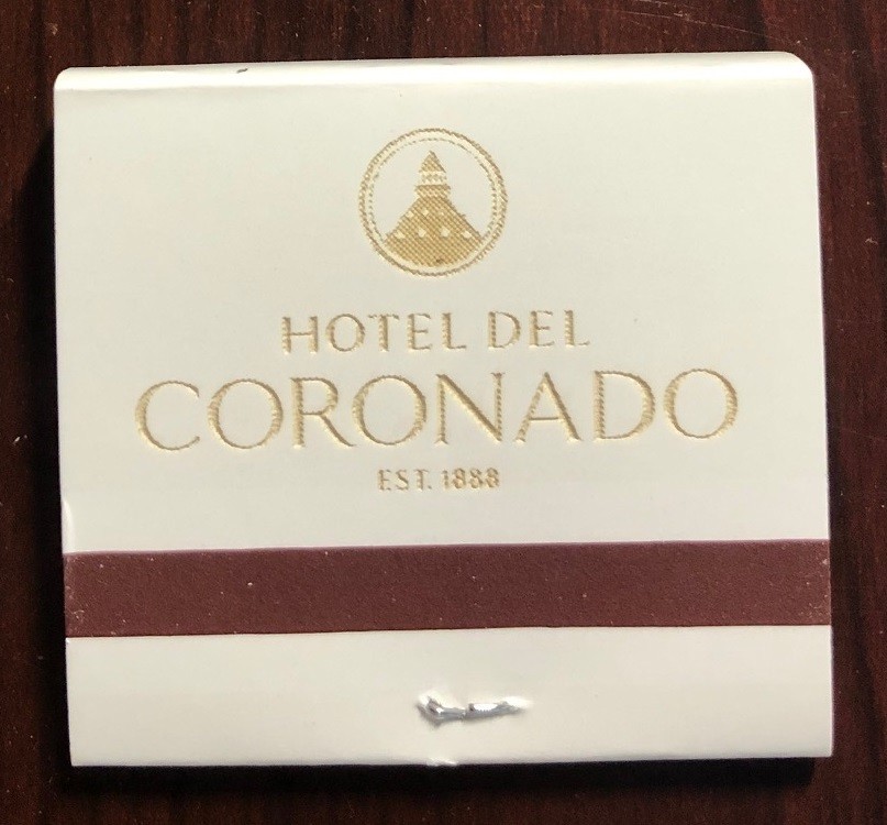 Hotel Del CORONADO Matchbook