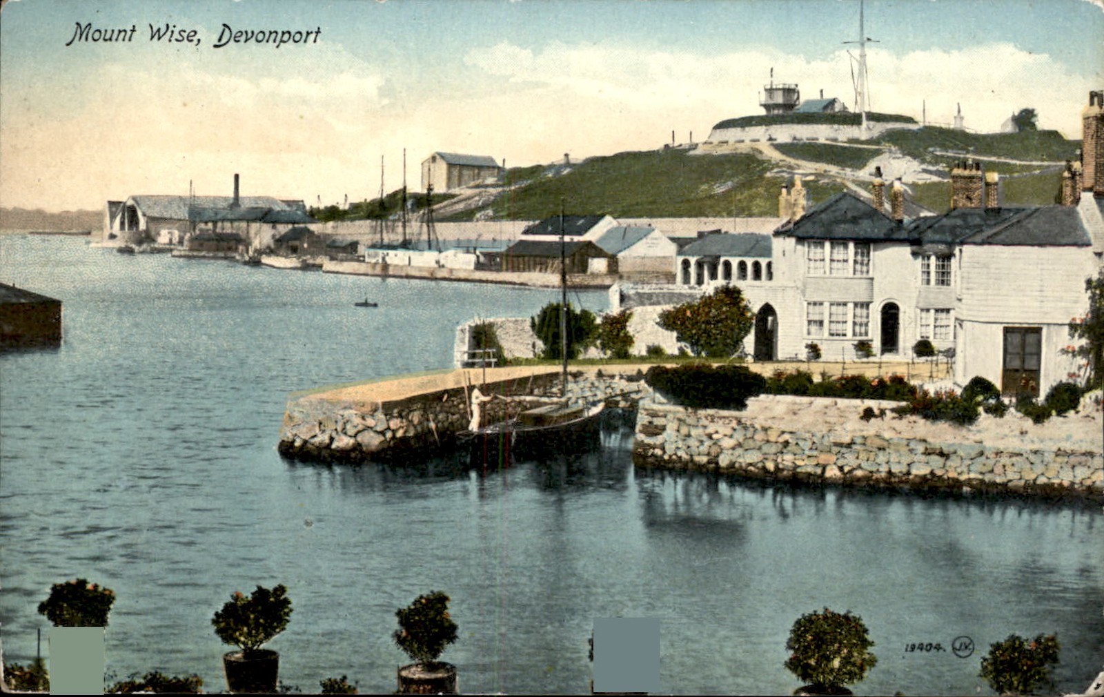 Davenport Bermuda Mount Wise Valentine\'s Series c1900s-10s Vintage Postcard