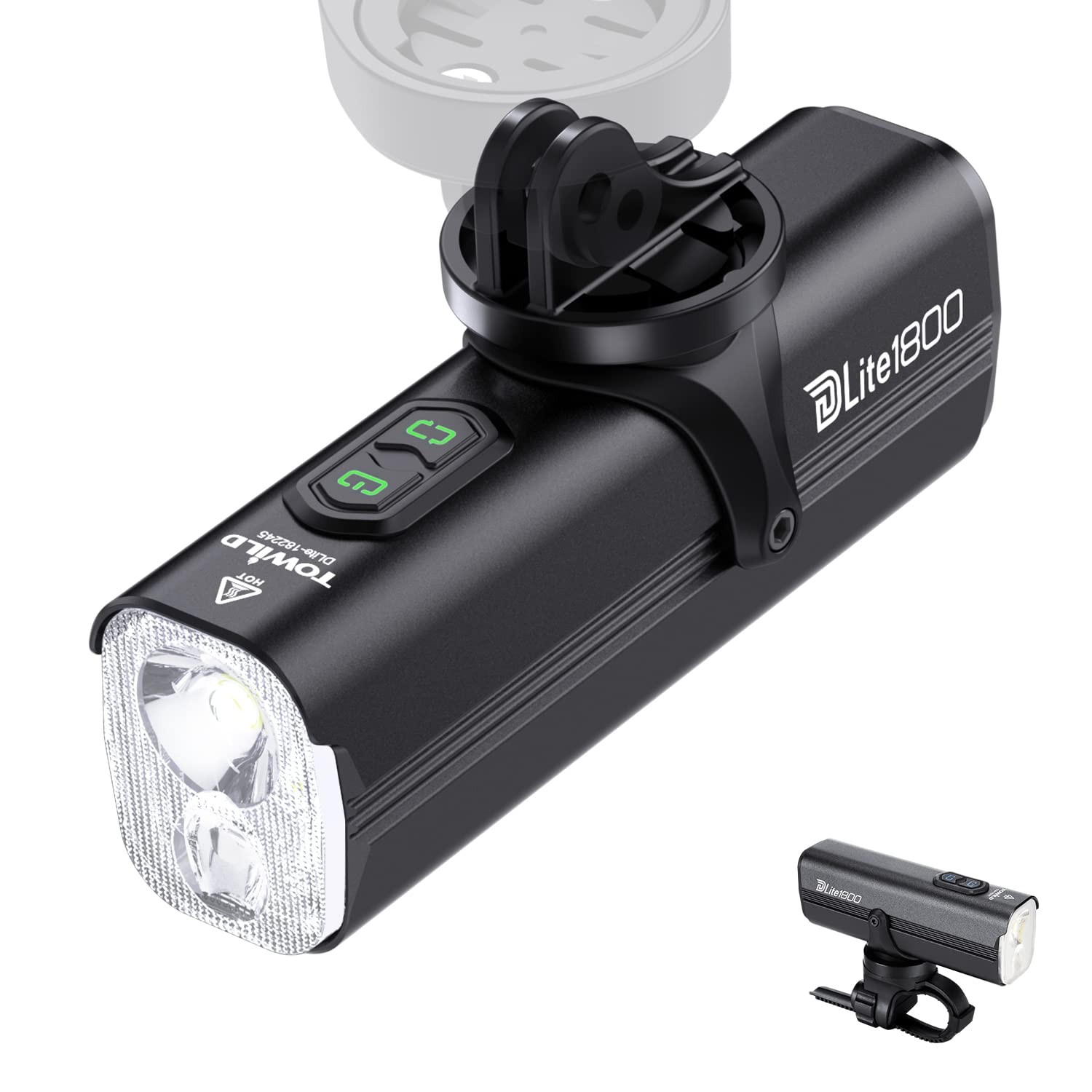 Towild Dlite1800 Bicycle Light - The Most Powerful 1800 Lumen Bicycle Front Lig_