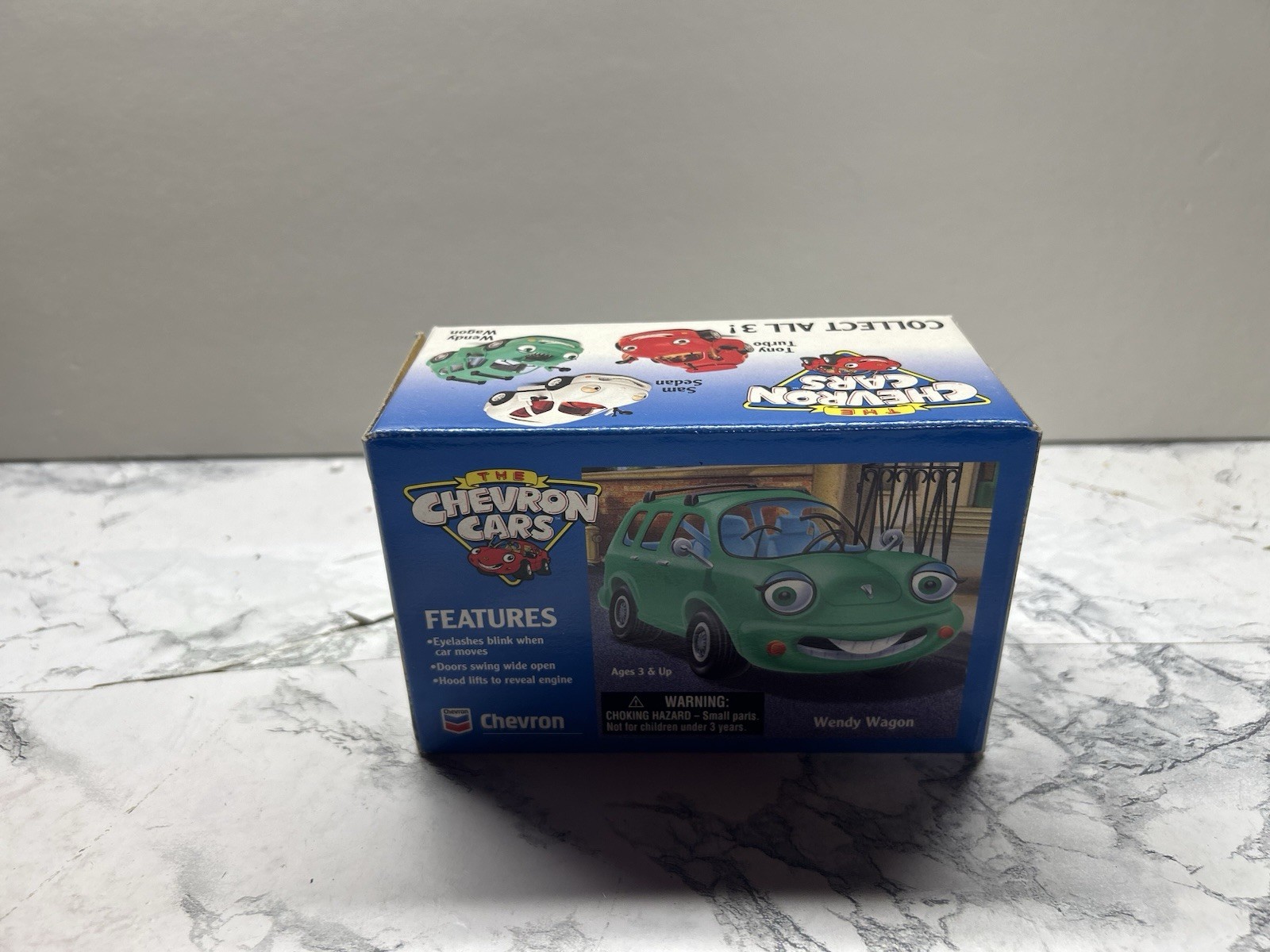 Set Of 4 1996 Vintage Rare The Chevron Cars - New in Box In Great Condition